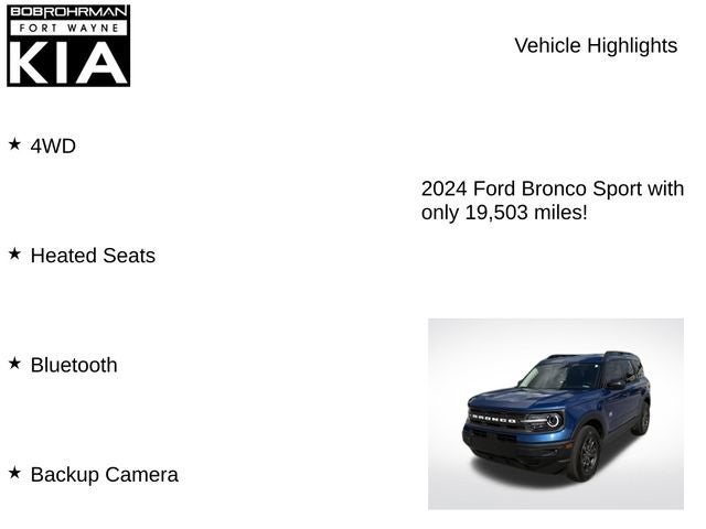 2024 Ford Bronco Sport Big Bend