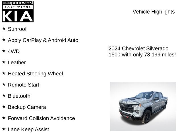 2024 Chevrolet Silverado 1500 LT Trail Boss