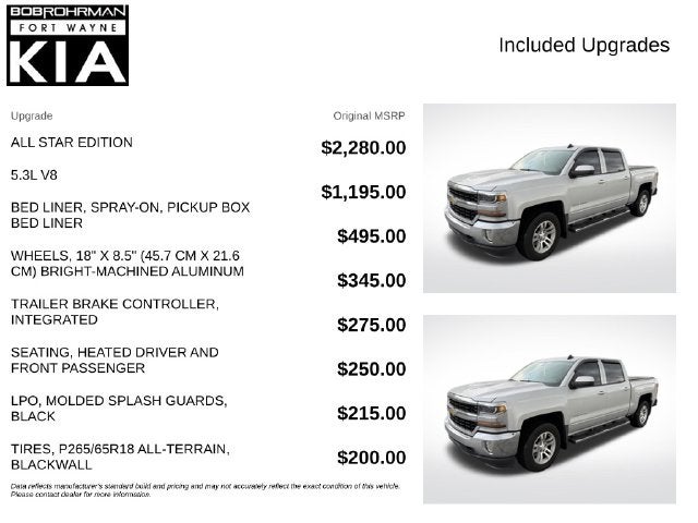 2016 Chevrolet Silverado 1500 LT LT1