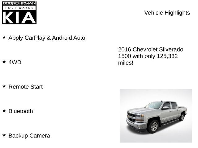 2016 Chevrolet Silverado 1500 LT LT1