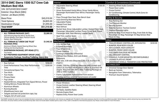 2014 GMC Sierra 1500 SLT