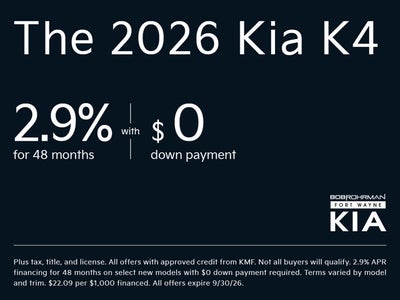 2026 Kia K4 LXS