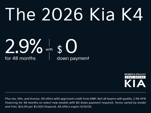 2026 Kia K4 LXS