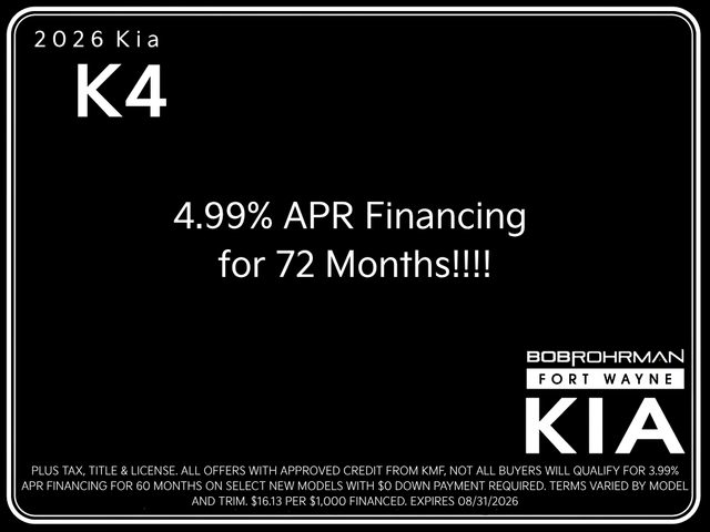 2026 Kia K4 LXS