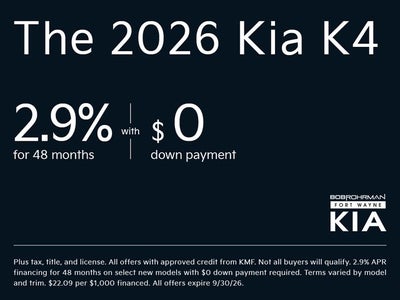 2026 Kia K4 EX