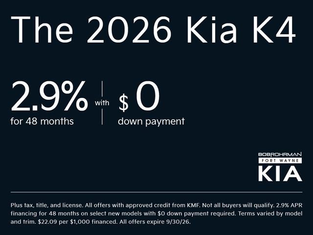 2026 Kia K4 EX