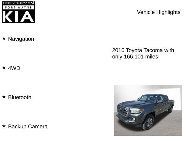 2016 Toyota Tacoma SR5 V6