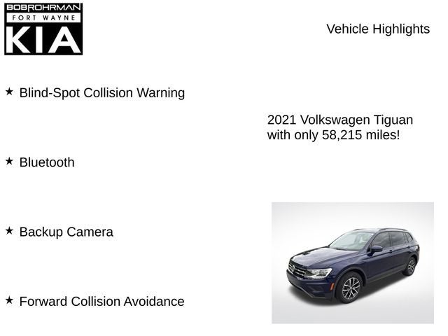 2021 Volkswagen Tiguan 2.0T S