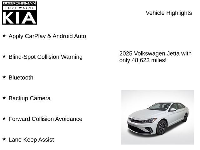2025 Volkswagen Jetta 1.5T S