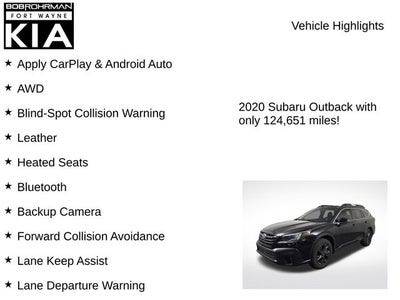 2020 Subaru Outback Onyx Edition XT