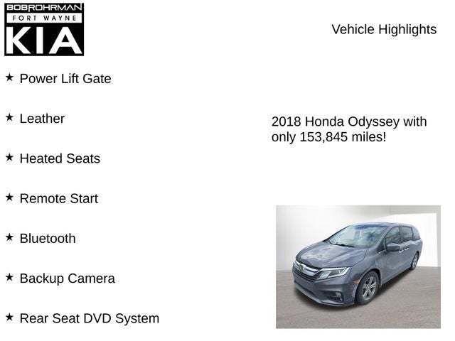 2018 Honda Odyssey EX-L
