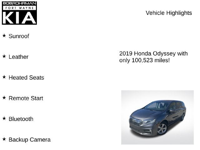 2019 Honda Odyssey EX-L
