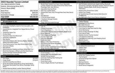 2023 Hyundai Tucson Limited