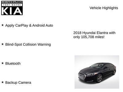2018 Hyundai Elantra SEL