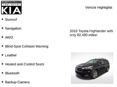 2016 Toyota Highlander Limited
