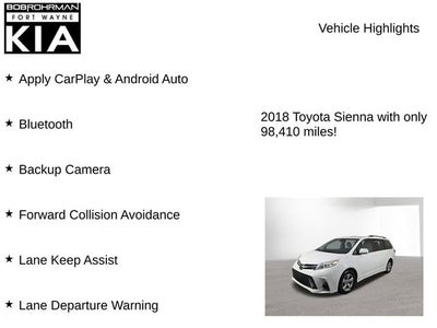2018 Toyota Sienna LE 8 Passenger