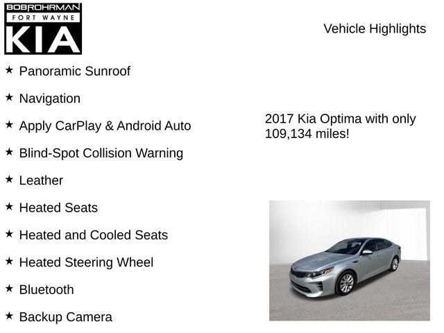 2017 Kia Optima EX