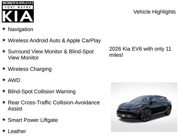 2026 Kia EV6 Wind