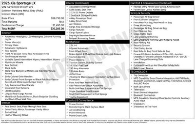 2026 Kia Sportage LX
