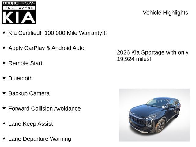 2026 Kia Sportage LX