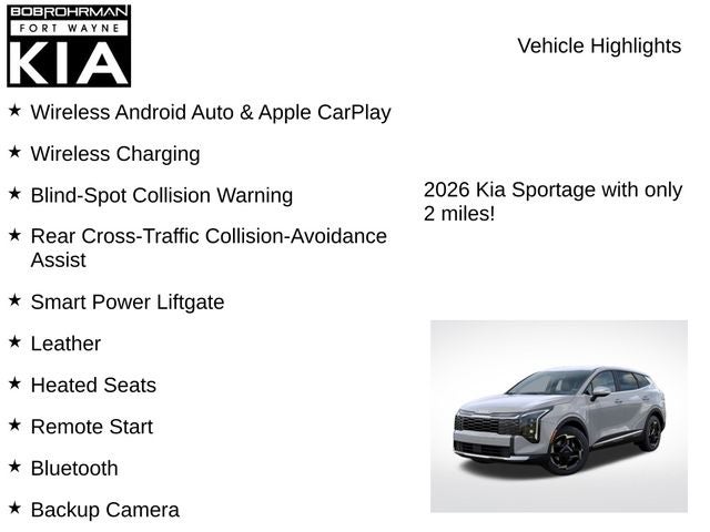 2026 Kia Sportage EX