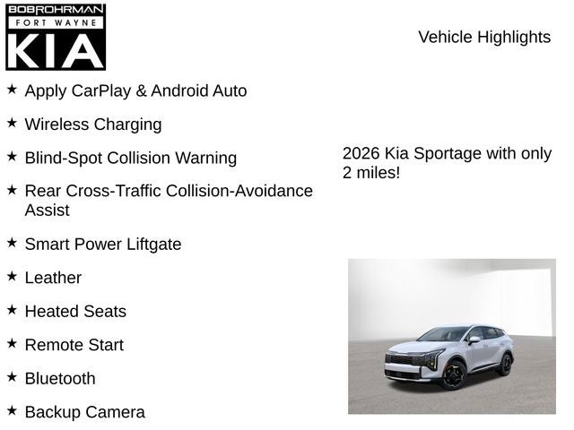 2026 Kia Sportage EX