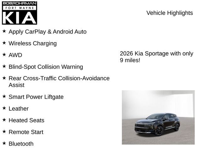 2026 Kia Sportage EX