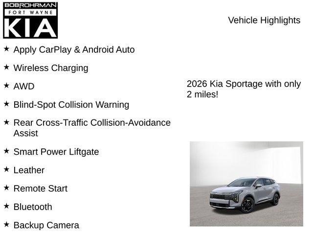 2026 Kia Sportage EX