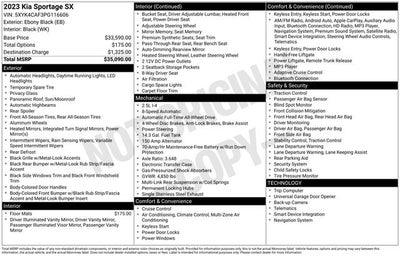 2023 Kia Sportage SX