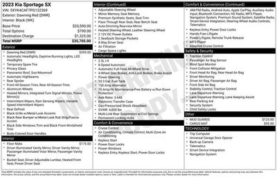 2023 Kia Sportage SX