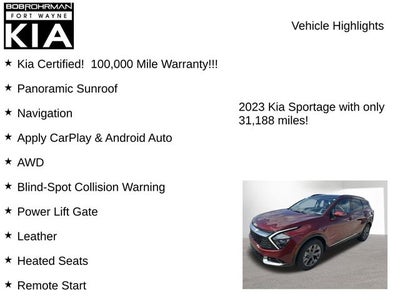 2023 Kia Sportage SX