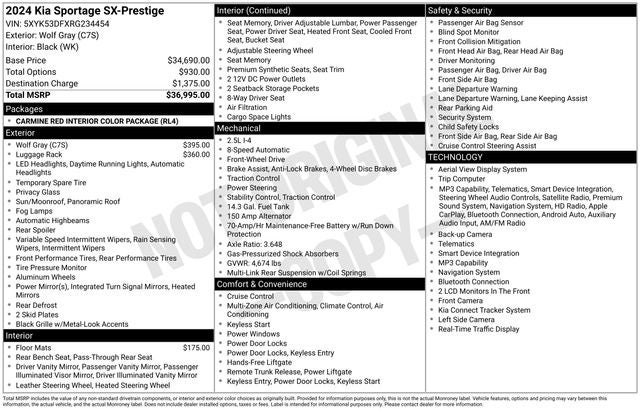 2024 Kia Sportage SX-Prestige