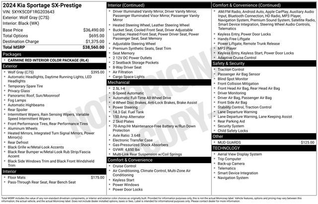 2024 Kia Sportage SX-Prestige
