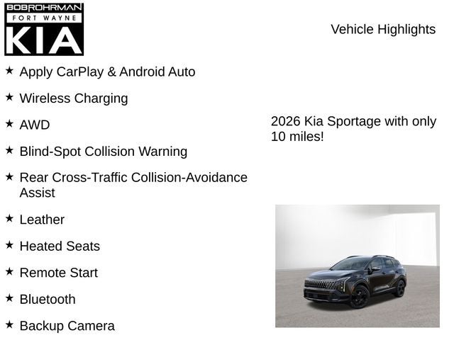 2026 Kia Sportage X-Line