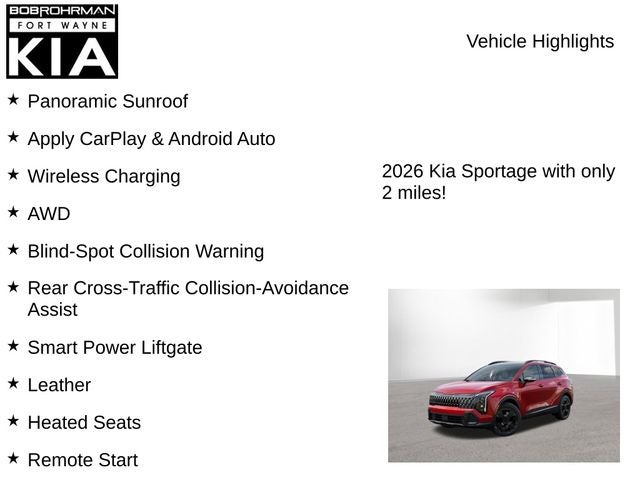 2026 Kia Sportage X-Line