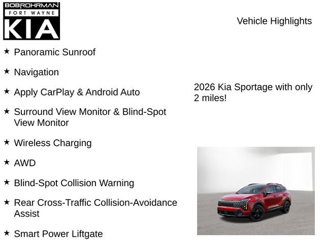 2026 Kia Sportage X-Line