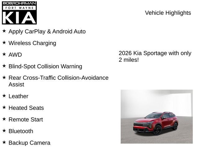 2026 Kia Sportage X-Line