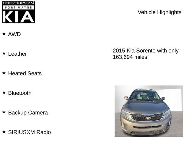 2015 Kia Sorento LX