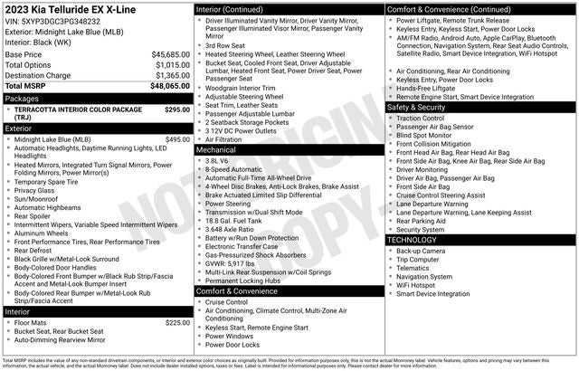 2023 Kia Telluride EX X-Line