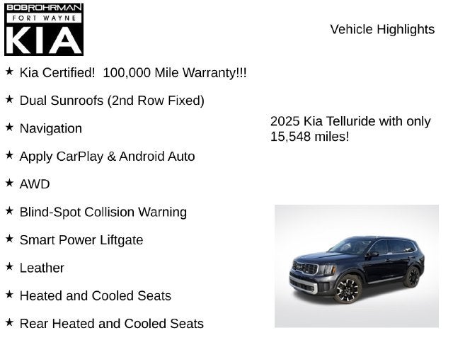 2025 Kia Telluride SX-Prestige