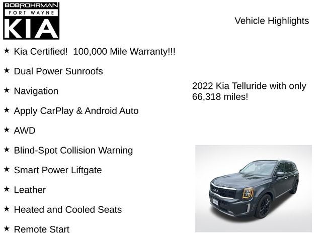 2022 Kia Telluride SX