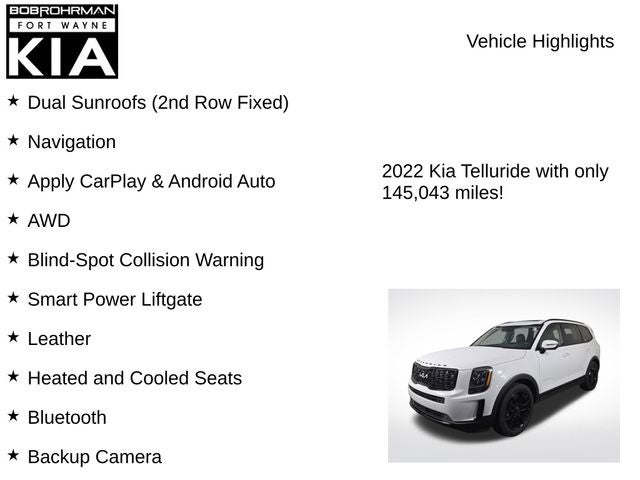 2022 Kia Telluride SX