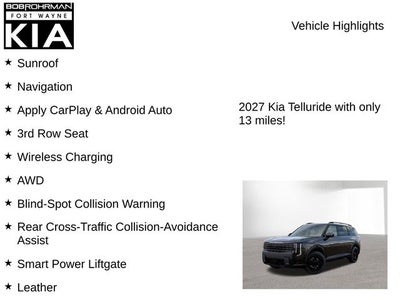 2027 Kia Telluride X-Line EX