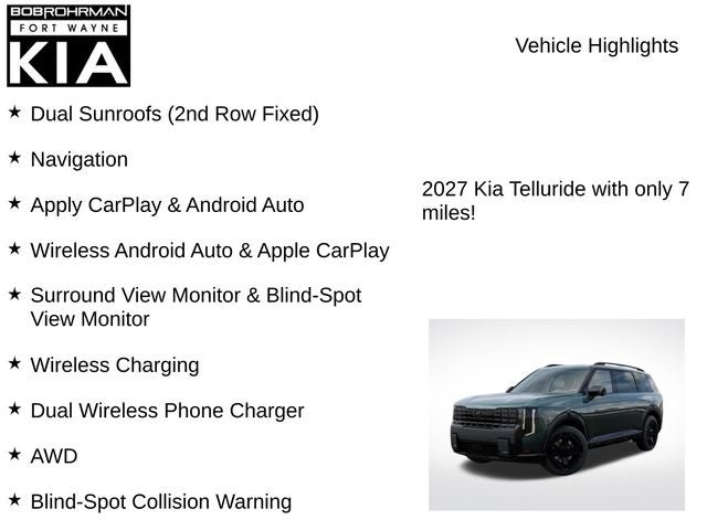 2027 Kia Telluride Hybrid X-Line SX