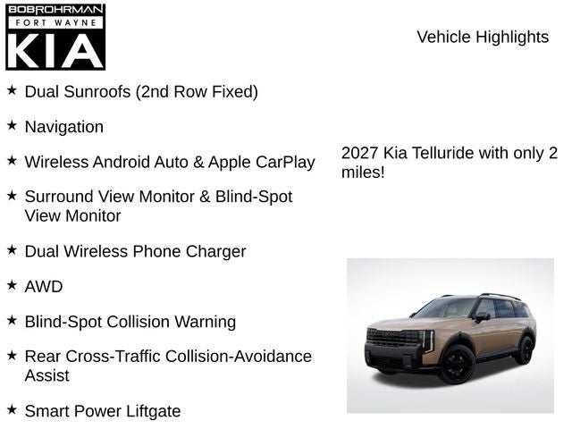 2027 Kia Telluride Hybrid X-Line SX