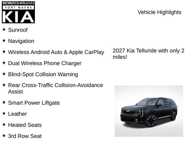 2027 Kia Telluride S