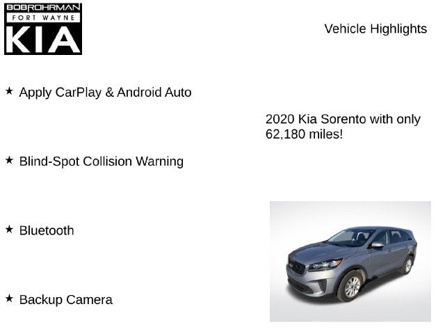 2020 Kia Sorento LX