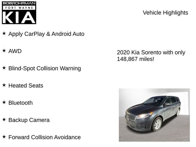 2020 Kia Sorento LX