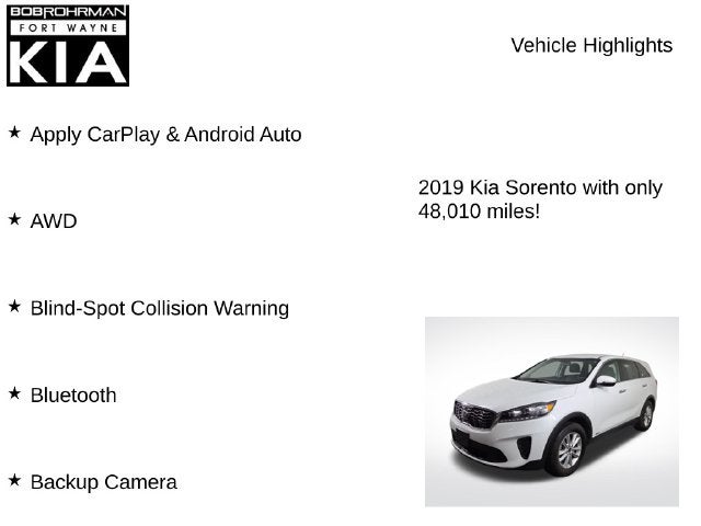 2019 Kia Sorento LX