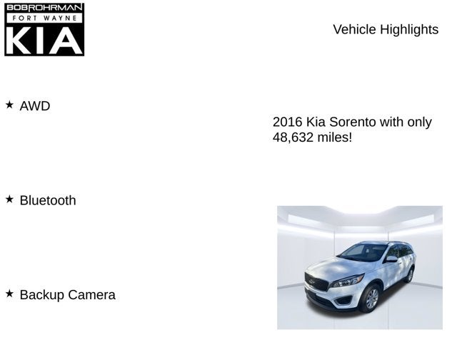 2016 Kia Sorento LX
